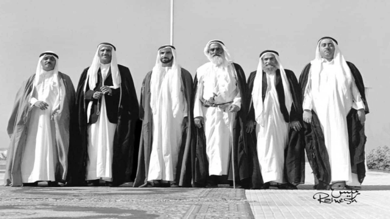 وثائق تاريخية.. عدسة راميش شوكلا تسجل لقطات نادرة للحظات تأسيس الإمارات العربية